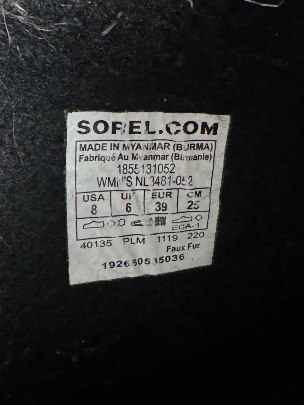 Sorel Joan of Arctic Waterproof Insulated Snow Boots Quarry Gray Black Size 8